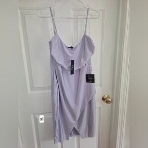 Lulu's Light Purple Asymmetrical Dress